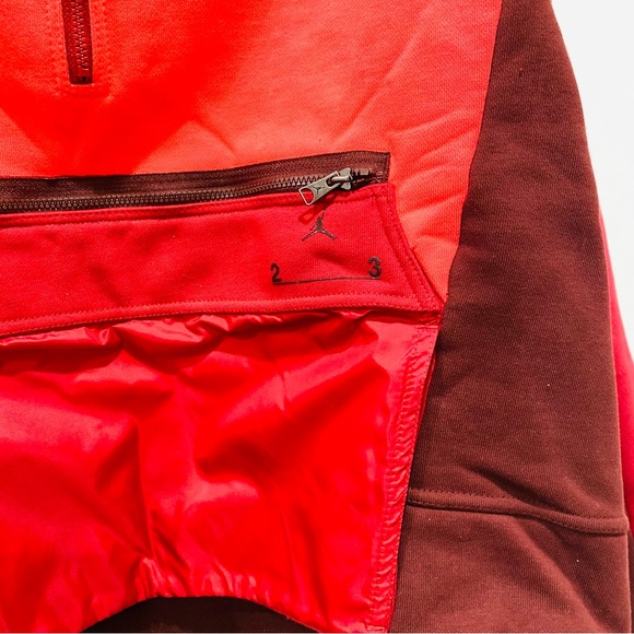 Jordan 23 Engineered Fleece Top Red DM5292-648 Women Size L NWT - Picture 8 of 14